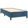 Boxspringbett mit dunkelblauer Samtmatratze 100x200 cm von , Betten und Lattenroste - Ref: Foro24-3132727, Preis: 343,00 €, R...