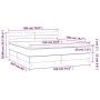 Box spring bed with mattress and LED dark green velvet 180x200cm by , Beds and slatted bases - Ref: Foro24-3134480, Price: 55...