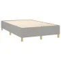 Boxspringbett mit Stoffmatratze und hellgrauer LED 120x200 cm von , Betten und Lattenroste - Ref: Foro24-3135501, Preis: 409,...