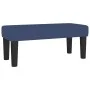 Box spring bed with blue fabric mattress 120x200 cm by , Beds and slatted bases - Ref: Foro24-3136667, Price: 465,95 €, Disco...