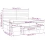 Box spring bed with light gray fabric mattress 200x200 cm by , Beds and slatted bases - Ref: Foro24-3137261, Price: 709,45 €,...