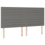 Box spring bed with dark gray fabric mattress 180x200 cm by , Beds and slatted bases - Ref: Foro24-3137254, Price: 625,72 €, ...