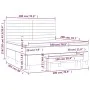 Box spring bed with dark gray fabric mattress 180x200 cm by , Beds and slatted bases - Ref: Foro24-3137254, Price: 625,72 €, ...