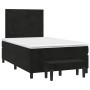 Boxspringbett mit schwarzer Samtmatratze 120x200 cm von , Betten und Lattenroste - Ref: Foro24-3137895, Preis: 428,24 €, Raba...