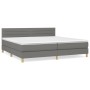 Boxspringbett mit dunkelgrauer Stoffmatratze 200x200 cm von , Betten und Lattenroste - Ref: Foro24-3140722, Preis: 566,12 €, ...