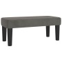 Boxspringbett mit dunkelgrauer Samtmatratze 100x200 cm von , Betten und Lattenroste - Ref: Foro24-3137888, Preis: 362,93 €, R...