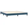 Boxspringbett mit dunkelblauer Samtmatratze 200x200 cm von , Betten und Lattenroste - Ref: Foro24-3141387, Preis: 545,56 €, R...