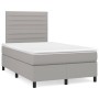 Boxspringbett mit hellgrauer Stoffmatratze 120x200 cm von , Betten und Lattenroste - Ref: Foro24-3141841, Preis: 401,71 €, Ra...