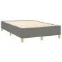 Box spring bed with dark gray fabric mattress 120x200 cm by , Beds and slatted bases - Ref: Foro24-3142402, Price: 395,04 €, ...
