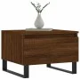 Mesa de centro madera de ingeniería marrón roble 50x46x35 cm de , Mesas de centro - Ref: Foro24-830890, Precio: 42,63 €, Desc...