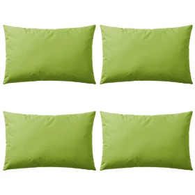 Outdoor cushions 60x40 cm apple green 4 units by vidaXL, Cushions - Ref: Foro24-132293, Price: 85,62 €, Discount: %