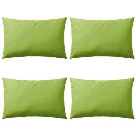 Cojines para exteriores 60x40 cm verde manzana 4 unidades de vidaXL, Cojines - Ref: Foro24-132293, Precio: 79,87 €, Descuento: %