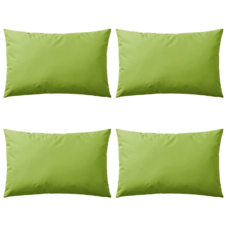 Outdoor-Kissen 60x40 cm apfelgrün 4 Stück von vidaXL, Kissen - Ref: Foro24-132293, Preis: 85,62 €, Rabatt: %