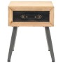 Mesita de noche de madera maciza de abeto 43x38x50 cm de vidaXL, Mesitas de noche - Ref: Foro24-245775, Precio: 63,71 €, Desc...