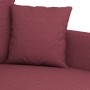 Sofá de 3 plazas de tela rojo tinto 180 cm de , Sofás - Ref: Foro24-359281, Precio: 269,75 €, Descuento: %