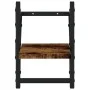 Estantes de pared con barras 2 uds roble ahumado 20x25x30 cm de , Estantes y estanterías - Ref: Foro24-836230, Precio: 16,02 ...