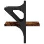 Wall shelves with bars 2 pcs smoked oak 20x25x30 cm by , Shelves and shelves - Ref: Foro24-836230, Price: 16,19 €, Discount: %