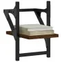 Estantes de pared con barras 2 uds marrón roble 20x25x30 cm de , Estantes y estanterías - Ref: Foro24-836232, Precio: 13,66 €...