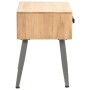 Mesita de noche de madera maciza de abeto 43x38x50 cm de vidaXL, Mesitas de noche - Ref: Foro24-245775, Precio: 63,71 €, Desc...