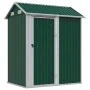 Grüner Gartenschuppen aus verzinktem Stahl, 192 x 152,5 x 237 cm von , Schuppen - Ref: Foro24-364529, Preis: 266,05 €, Rabatt: %