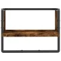 Wandregale mit Stange aus geräucherter Eiche 40x25x30 cm von , Regale und Regale - Ref: Foro24-836285, Preis: 16,84 €, Rabatt: %