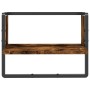 Wandregale mit Stange aus geräucherter Eiche 40x25x30 cm von , Regale und Regale - Ref: Foro24-836285, Preis: 17,10 €, Rabatt: %