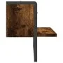 Wall shelves with smoked oak bar 40x25x30 cm by , Shelves and shelves - Ref: Foro24-836285, Price: 17,10 €, Discount: %