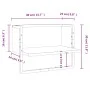 Wandregale mit Stange aus geräucherter Eiche 40x25x30 cm von , Regale und Regale - Ref: Foro24-836285, Preis: 16,84 €, Rabatt: %