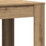 Mesa de comedor madera ingeniería roble artisan 140x74,5x76 cm