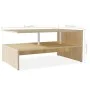 White engineered wood coffee table 90x59x42 cm by vidaXL, Coffee table - Ref: Foro24-244855, Price: 63,09 €, Discount: %
