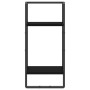 Estante de pared con barra negro 30x25x65 cm de , Estantes y estanterías - Ref: Foro24-836298, Precio: 23,23 €