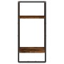 Wall shelves with smoked oak bar 30x25x65 cm by , Shelves and shelves - Ref: Foro24-836300, Price: 23,91 €, Discount: %