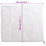 Plant covers with zipper 2 pcs 70 g/m² 2.36x2 m by , Gardening accessories - Ref: Foro24-3203521, Price: 50,48 €, Discount: %
