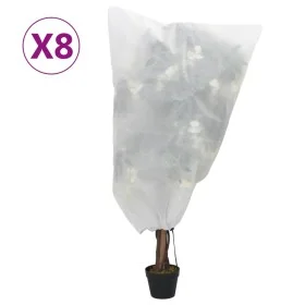 Pflanzenabdeckungen mit Kordel 8 Stück 70 g/m² 0,8x1 m von , Gartenzubehör - Ref: Foro24-3203516, Preis: 21,05 €, Rabatt: %