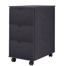 Schwarze Schubladenmöbel 33x45x60 cm von vidaXL, Schließfächer und Lagerschränke - Ref: Foro24-245726, Preis: 104,58 €, Rabat...