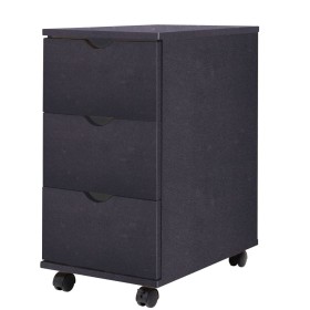 Schwarze Schubladenmöbel 33x45x60 cm von vidaXL, Schließfächer und Lagerschränke - Ref: Foro24-245726, Preis: 106,65 €, Rabat...