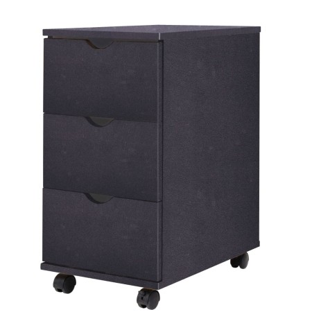 Schwarze Schubladenmöbel 33x45x60 cm von vidaXL, Schließfächer und Lagerschränke - Ref: Foro24-245726, Preis: 106,65 €, Rabat...