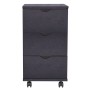Schwarze Schubladenmöbel 33x45x60 cm von vidaXL, Schließfächer und Lagerschränke - Ref: Foro24-245726, Preis: 106,65 €, Rabat...