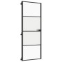 Puerta interior delgada negra vidrio y aluminio 76x201,5 cm de , Puertas para el hogar - Ref: Foro24-155116, Precio: 183,63 €...