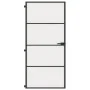 Puerta interior delgada negra vidrio y aluminio 93x201,5 cm de , Puertas para el hogar - Ref: Foro24-155121, Precio: 201,59 €...