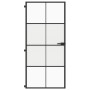 Schlanke Innentür aus schwarzem Glas und Aluminium, 93 x 201,5 cm von , Türen für zu Hause - Ref: Foro24-155128, Preis: 202,8...