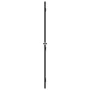 Puerta interior delgada negra vidrio y aluminio 93x201,5 cm de , Puertas para el hogar - Ref: Foro24-155128, Precio: 199,96 €...