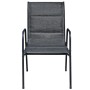 5-teiliges Garten-Esszimmerset aus schwarzem Stahl von vidaXL, Gartensets - Ref: Foro24-43318, Preis: 195,06 €, Rabatt: %
