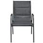 Juego de comedor de jardín 5 piezas de acero negro de vidaXL, Conjuntos de jardín - Ref: Foro24-43318, Precio: 191,87 €, Desc...