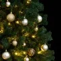 Artificial Christmas tree with hinges 300 LED and balls 270 cm by , Christmas trees - Ref: Foro24-3210410, Price: 395,56 €, D...
