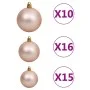 Artificial Christmas tree with hinges 300 LED and balls 270 cm by , Christmas trees - Ref: Foro24-3210410, Price: 395,56 €, D...
