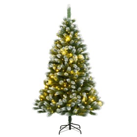 Árbol de Navidad artificial con bisagras 300 LED y