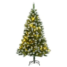 Artificial Christmas tree with hinges 300 LED and snow 240 cm by , Christmas trees - Ref: Foro24-3210335, Price: 256,99 €, Di...