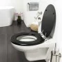 Tiger WC-Sitz mit Absenkautomatik Blackwash Schwarz MDF 252030746 von Tiger, Toiletten- und Bidetsitze - Ref: Foro24-418328, ...