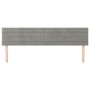 Kopfteile 2 Einheiten aus hellgrauem Samt 100x5x78/88 cm von , Kopf- und Fußteile - Ref: Foro24-346194, Preis: 49,36 €, Rabat...